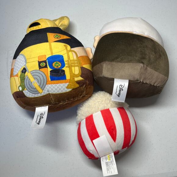 Disney Squishmallows Lot of 3 toys Movie UP Old Guy and Kid plus Popcorn - Picture 2 of 16